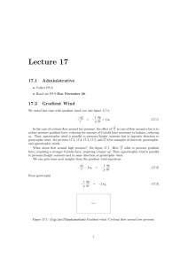 Lecture 17 17.1 Administrative 17.2