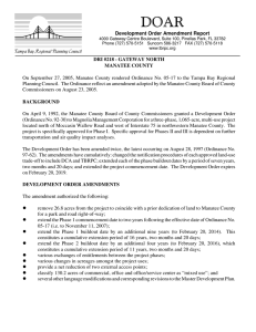 '2$5 Development Order Amendment Report