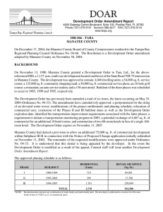 '2$5 Development Order Amendment Report