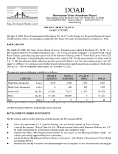 '2$5 Development Order Amendment Report