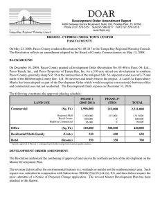 '2$5 Development Order Amendment Report