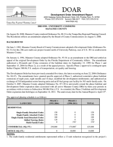 '2$5 Development Order Amendment Report