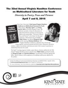 Diversity in Poetry, Prose and Pictures on Multicultural Literature for Youth