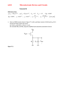 6.012 Microelectronic Devices and Circuits [ ]
