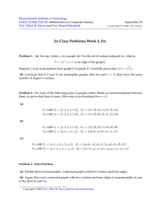 : Mathematics for Computer Science September 30 and Massachusetts Institute of Technology
