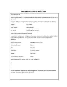 Emergency Action Plan (EAP) Guide