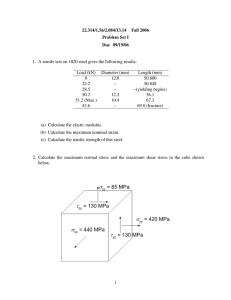 22.314/1.56/2.084/13.14  Fall 2006 Problem Set I Due  09/19/06