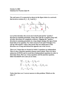 October 8, 2002 Solutions for Practice Quiz #6 E