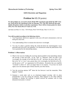 Problem Set 12 Massachusetts Institute of Technology Spring Term 2005