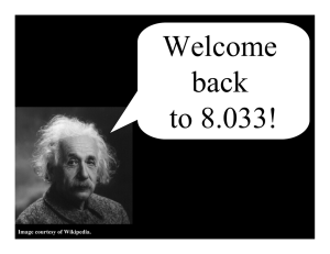 Welcome back to 8.033! Image courtesy of Wikipedia.