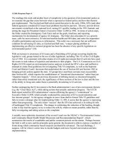The readings this week add another layer of complexity to... we examine the gap that exists between what is espoused...