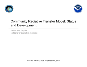 Community Radiative Transfer Model: Status and Development