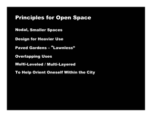 Principles for Open Space
