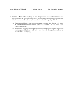 1 8.511  Theory  of  Solids  I