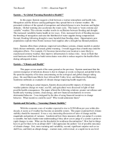 Tim Russell 11.941 —Reaction Paper #3