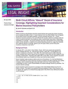 Ninth Circuit Affirms “Absurd” Denial of Insurance