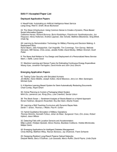 IAAI-11 Accepted Paper List  Deployed Application Papers