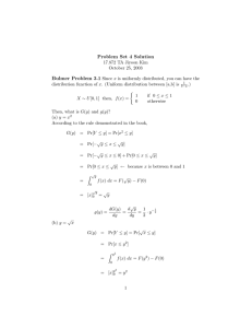 Problem  Set  4  Solution Bulmer Problem 3.1