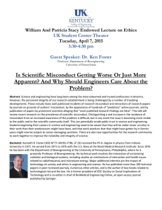 Is Scientific Misconduct Getting Worse Or Just More Problem?