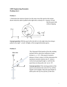 2.003 Engineering Dynamics Problem Set 4