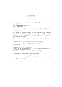 HOMEWORK  3 =  X  ∪