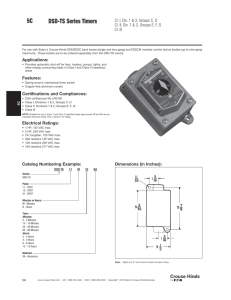 5C DSD-TS Series Timers