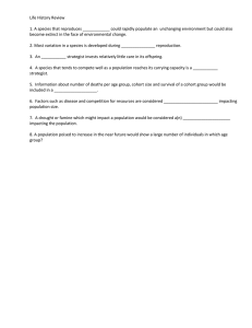 Life History Review Worksheet