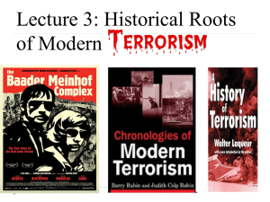Lecture 3: Historical Roots of Modern