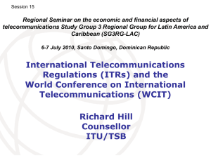 Regional Seminar on the economic and financial aspects of