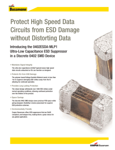 Protect High Speed Data Circuits from ESD Damage without Distorting Data