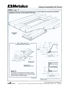 Ceiling Compatibility (GC Series) Note: A