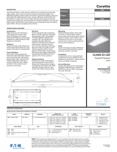 Corelite Class E3 LED: Specs & Performance Data