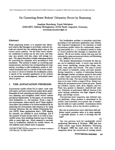 On Correcting  Sewer Robots’  Odometry Errors  by ...