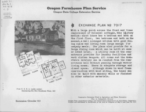 Oregon Farmhouse Plan Service the first floor,