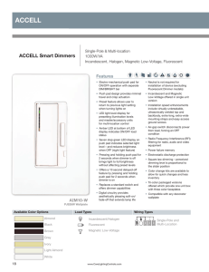 ACCELL ACCELL Smart Dimmers Features Single-Pole &amp; Multi-location