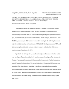 ALQARNI, ABDULELAH, Ph.D., May 2015 FOUNDATIONS, LEADERSHIP, AND ADMINISTRATION