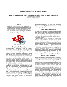 Cognitive Primitives for Mobile Robots
