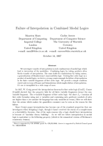 Failure of Interpolation in Combined Modal Logics