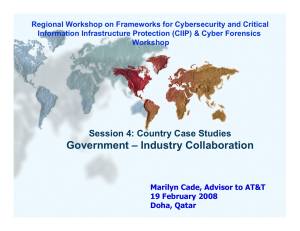 Regional Workshop on Frameworks for Cybersecurity and Critical