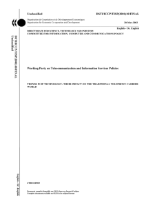 Unclassified DSTI/ICCP/TISP(2001)10/FINAL