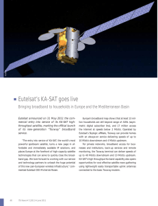 Eutelsat’s KA-SAT goes live