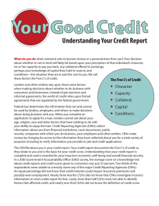 Understanding Your Credit Report