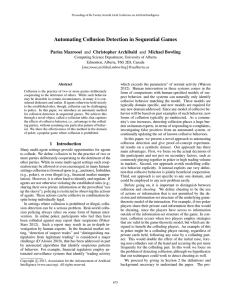 Automating Collusion Detection in Sequential Games