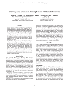 Improving Trust Estimates in Planning Domains with Rare Failure Events