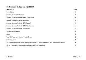 Performance Indicators - Q2 2006/7