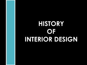History of Interior Design Presentation