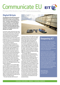 Communicate EU Digital Britain