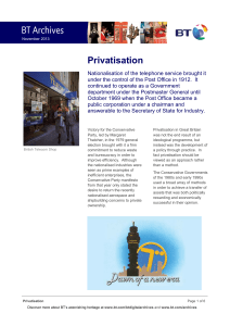 Privatisation