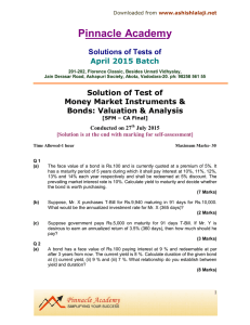 Pinnacle Academ y  Solutions of Tests of