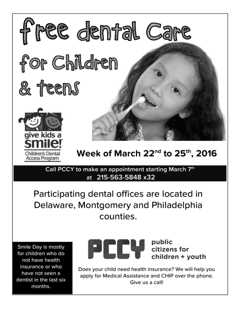 Free Dental Care For Children